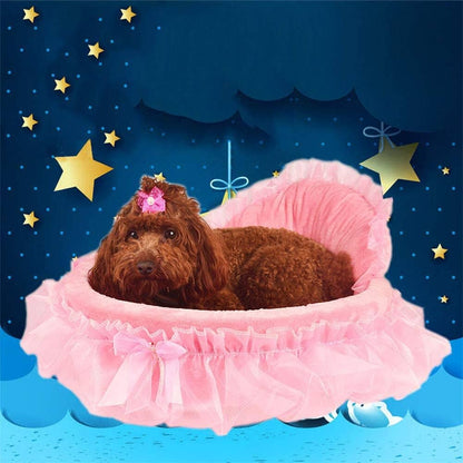 Lit Pour Chien - CuteLaceDogBed™ - Rose - La niche de Wally