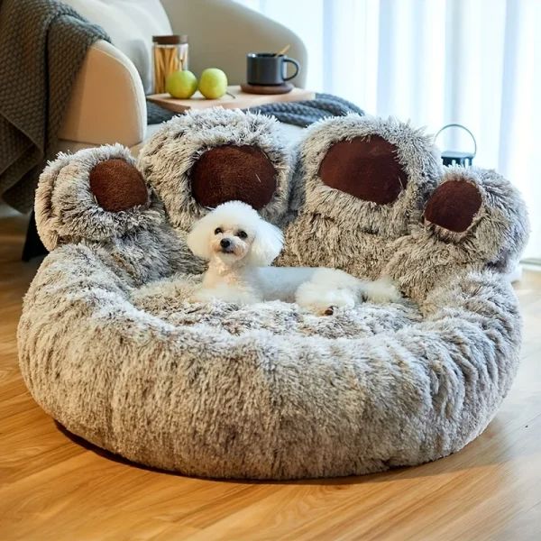 Lit pour Chien - FluffyDogBed™ - Café Dégradé - La niche de Wally