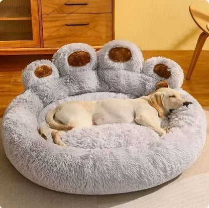 Lit pour Chien - FluffyDogBed™ - Gris - La niche de Wally