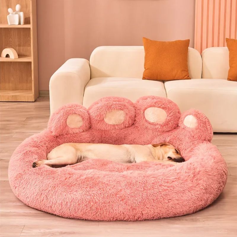 Lit pour Chien - FluffyDogBed™ - Rose - La niche de Wally