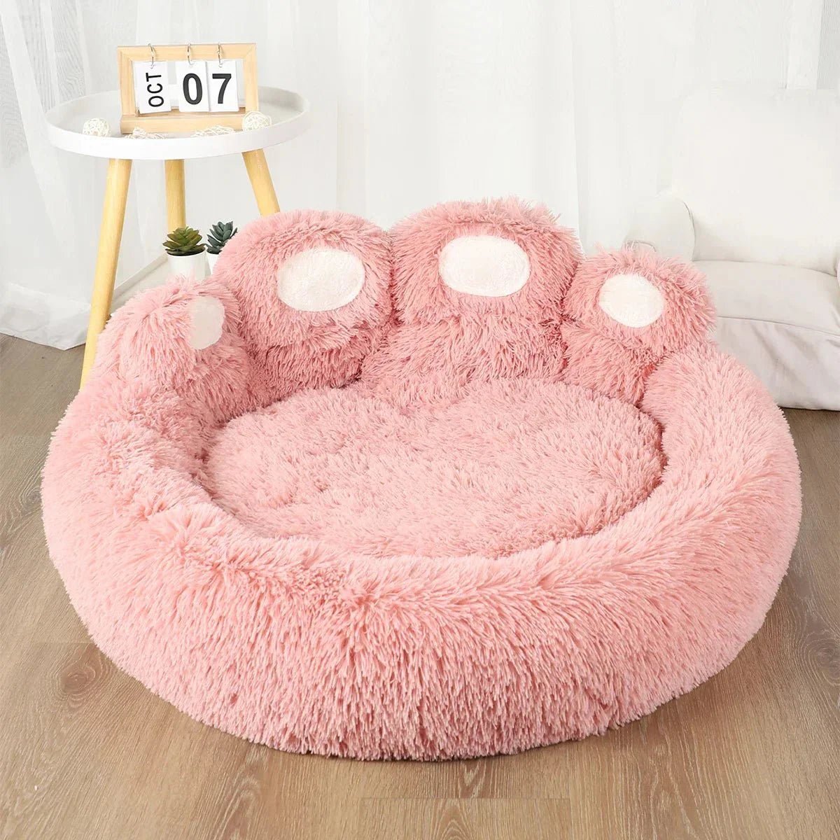Lit pour Chien - FluffyDogBed™ - Rose - La niche de Wally
