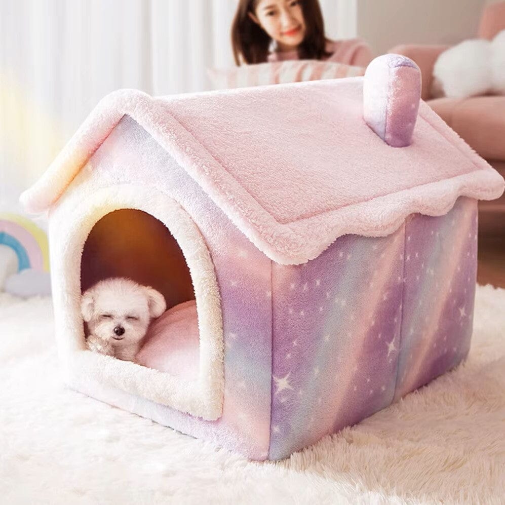 Niche Chien - ComfortableDogHouse™ - Étoile Arc - en - ciel - La niche de Wally