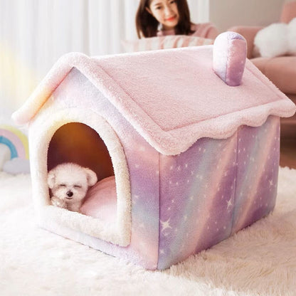 Niche Chien - ComfortableDogHouse™ - Étoile Arc - en - ciel - La niche de Wally