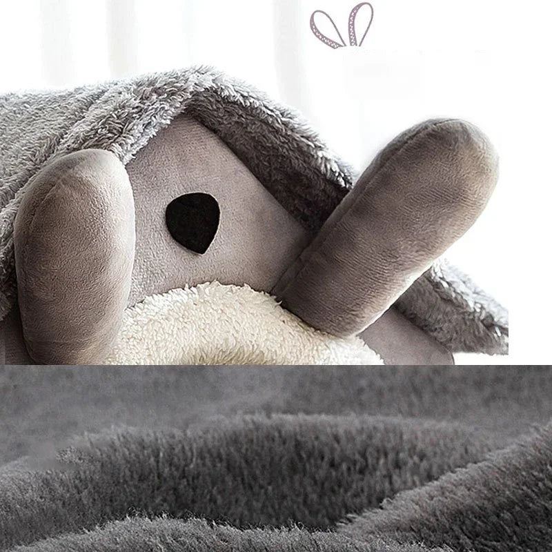 Niche Chien - ComfortableDogHouse™ - Toit simple gris - La niche de Wally