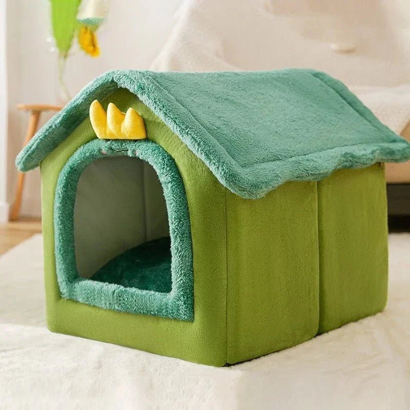 Niche Chien - ComfortableDogHouse™ - Vert Dinosaure - La niche de Wally