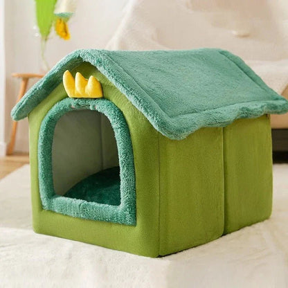 Niche Chien - ComfortableDogHouse™ - Vert Dinosaure - La niche de Wally