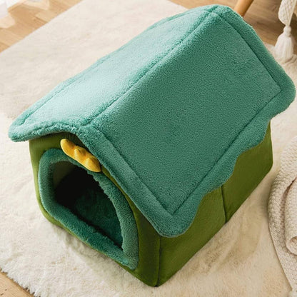 Niche Chien - ComfortableDogHouse™ - Vert Dinosaure - La niche de Wally